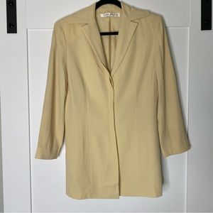 Tahari cream blazer jacket
